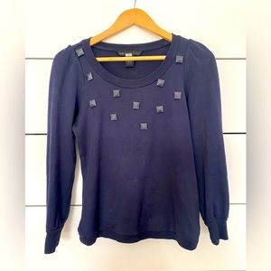 MARC BY MARC JACOBS Studded Peplum Sweatshirt